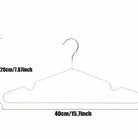 Coat Hanger - 10pk - Living LaundryHGR - RUB - 10 - Wht