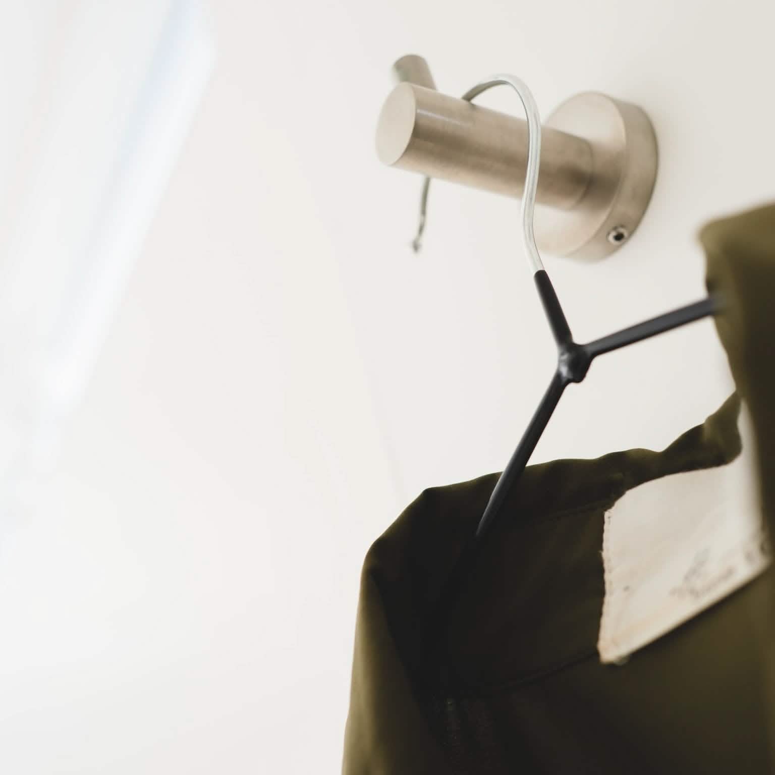 Coat Hanger - 10pk - Living LaundryHGR - RUB - 10 - BLK