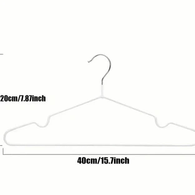 Coat Hangers - Living LaundryHGR-RUB-10-Wht