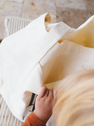 Lifestyle Canvas Tote Bag - Extra large - Living LaundryLBG - NAT - ZIP