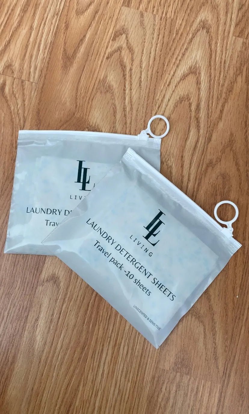 TRAVEL Pack - 10 Sheets (carry - on essential) - Living LaundryLDS-TP-US