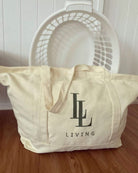Canvas Travel Tote - XL - Living LaundryLBG-NAT-UZ