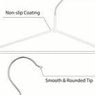 Coat Hangers - Living LaundryHGR-RUB-10-Wht