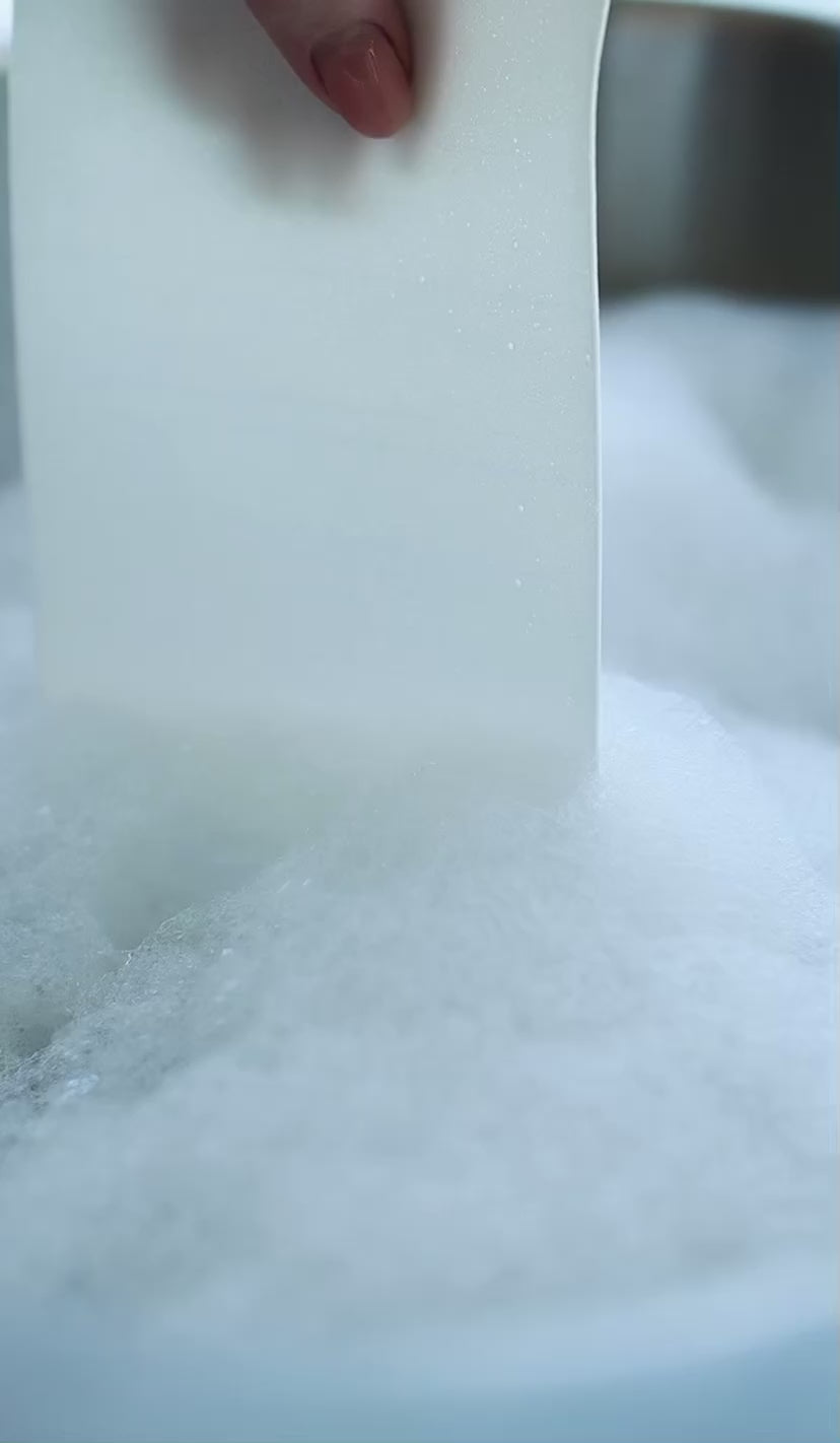 detergent sheet dissolving in water