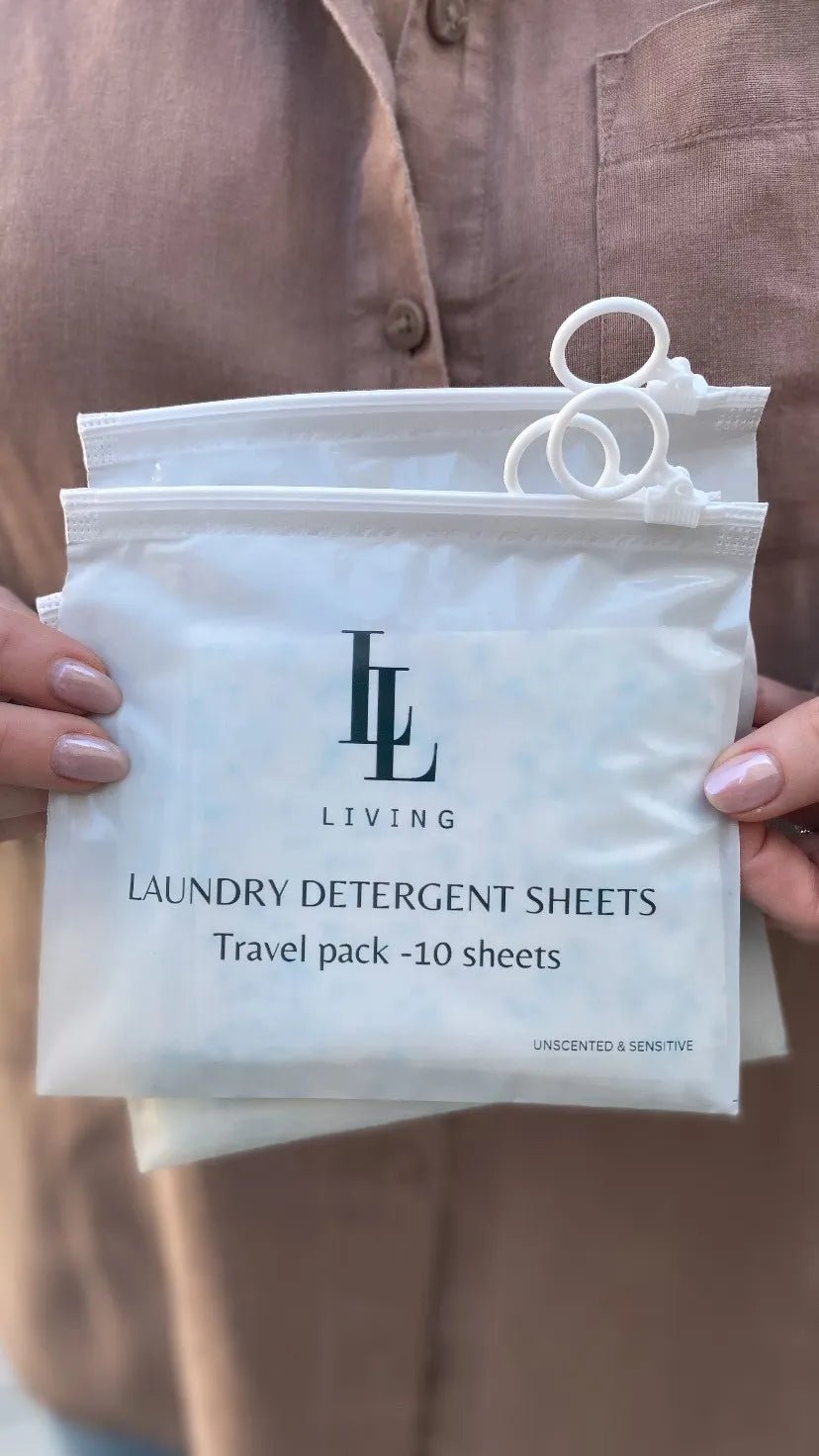 TRAVEL Pack - 10 Sheets (carry - on essential) - Living LaundryLDS-TP-US