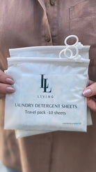 TRAVEL Pack - 10 Sheets (carry - on essential) - Living LaundryLDS-TP-US